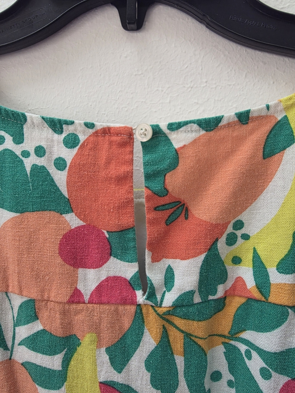 JCREW Colorful Fruit-Print Tiered Dress - Pink, Yellow & Green - Picture 3 of 5